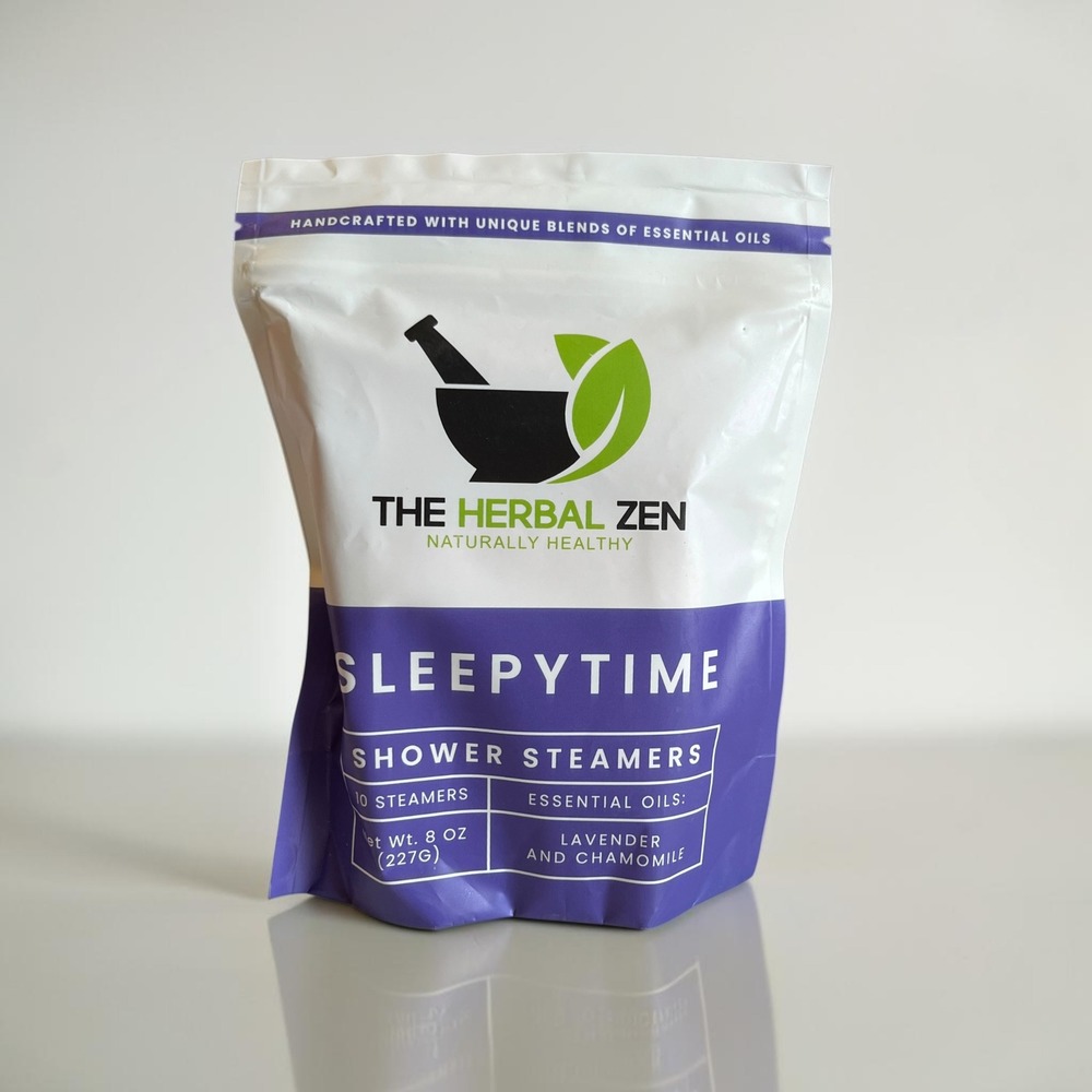 The Herbal Zen Sleepytime Shower Steamers 8oz 10ct Lavender Chamomile Relaxing